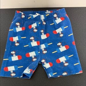 Hanna Andersson Blue Pajama Shorts with Popsicle Print